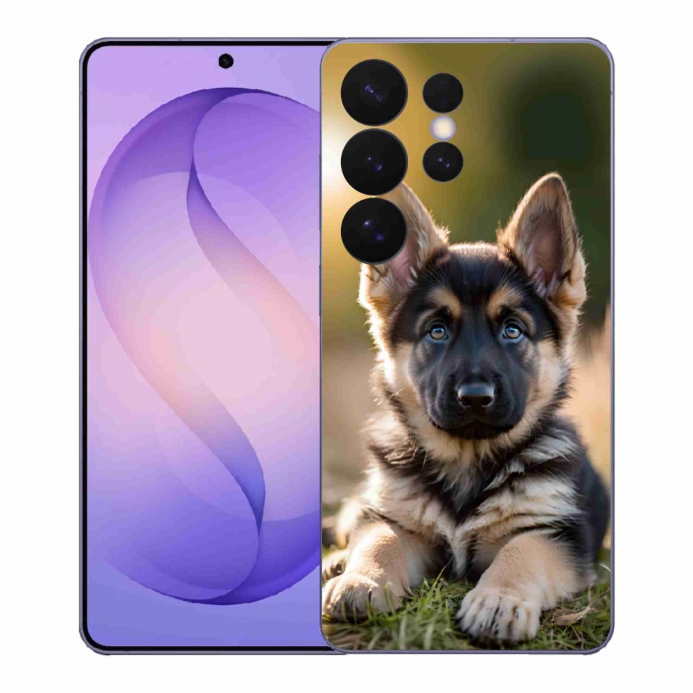 Zselés borítás mmCase Samsung Galaxy S26 Ultra készülékhez - Német juhászkutya a természetben