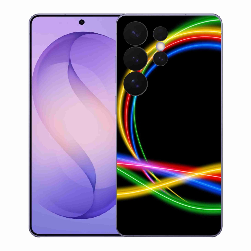 Zselés borítás mmCase Samsung Galaxy S26 Ultra készülékhez - neon körök