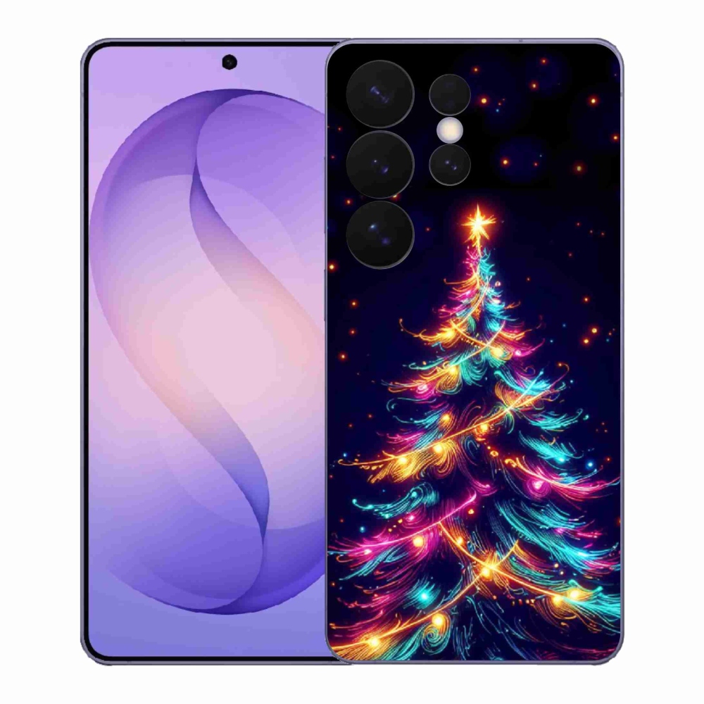 Gél borítás mmCase Samsung Galaxy S26 Ultra - neon karácsonyfa