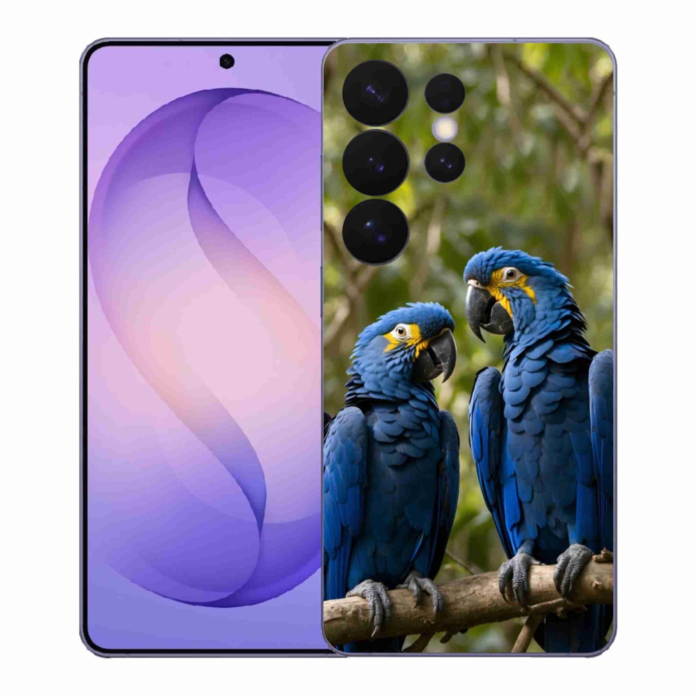 Zselés borítás mmCase Samsung Galaxy S26 Ultra - papagáj duóhoz