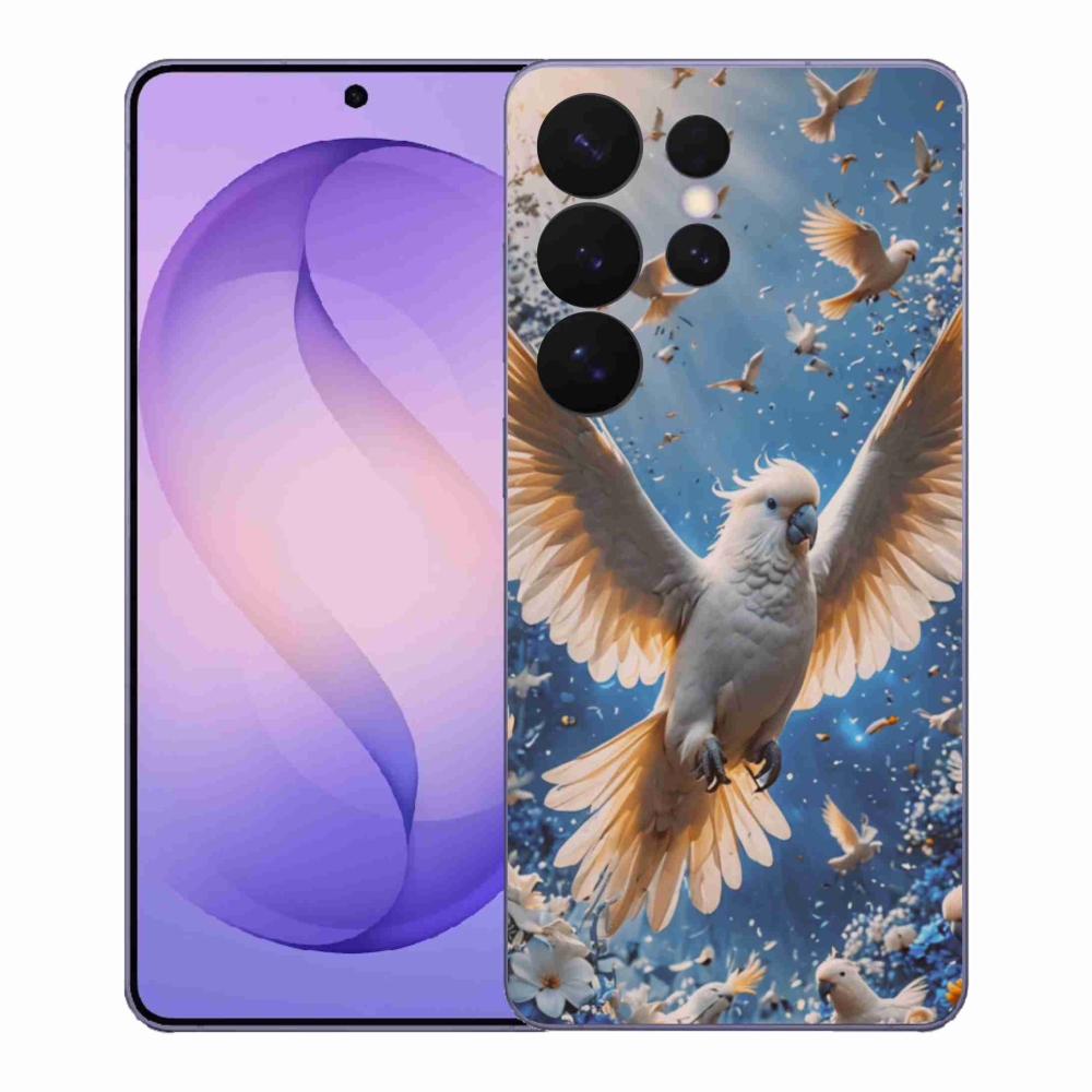 Gél borítás mmCase Samsung Galaxy S26 Ultra készülékhez - papagáj kakadu