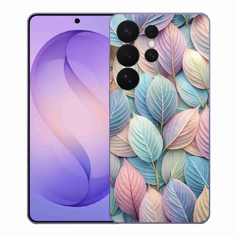 Zselés borítás mmCase Samsung Galaxy S26 Ultra készülékhez - pasztell levelek