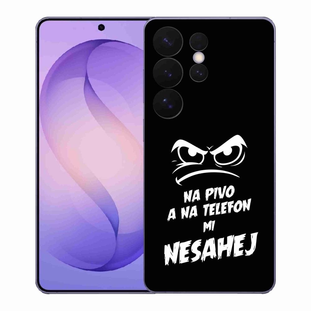 Gél borítás mmCase Samsung Galaxy S26 Ultra - sör motívum 2 fekete háttér