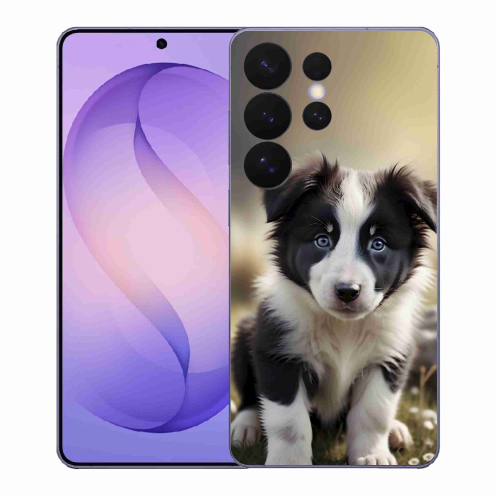 Gél borítás mmCase Samsung Galaxy S26 Ultra - aranyos border collie