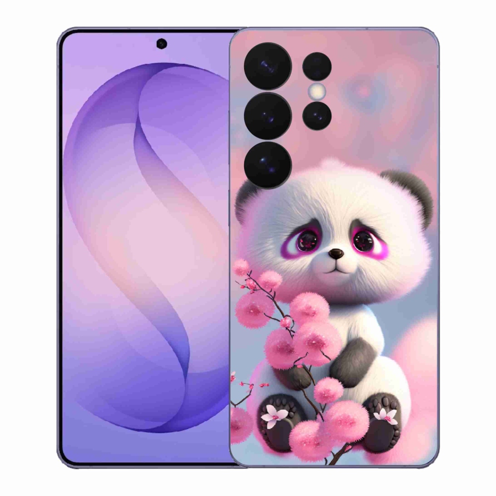 Gél borítás mmCase Samsung Galaxy S26 Ultra - aranyos panda 1