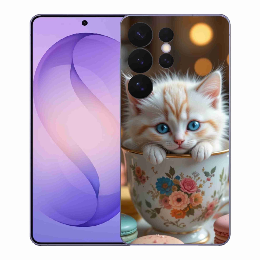 Gél borítás mmCase Samsung Galaxy S26 Ultra - aranyos cica 6