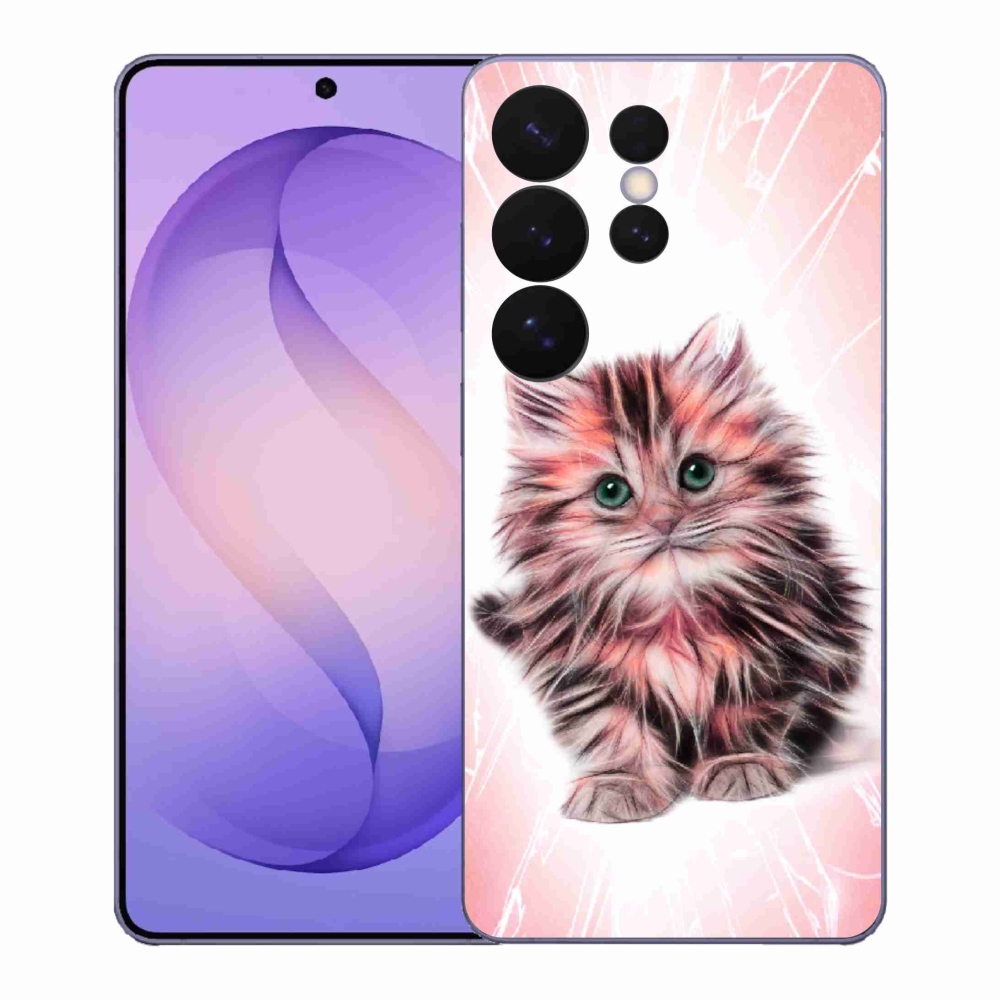 Gél borítás mmCase Samsung Galaxy S26 Ultra készülékhez - aranyos cica