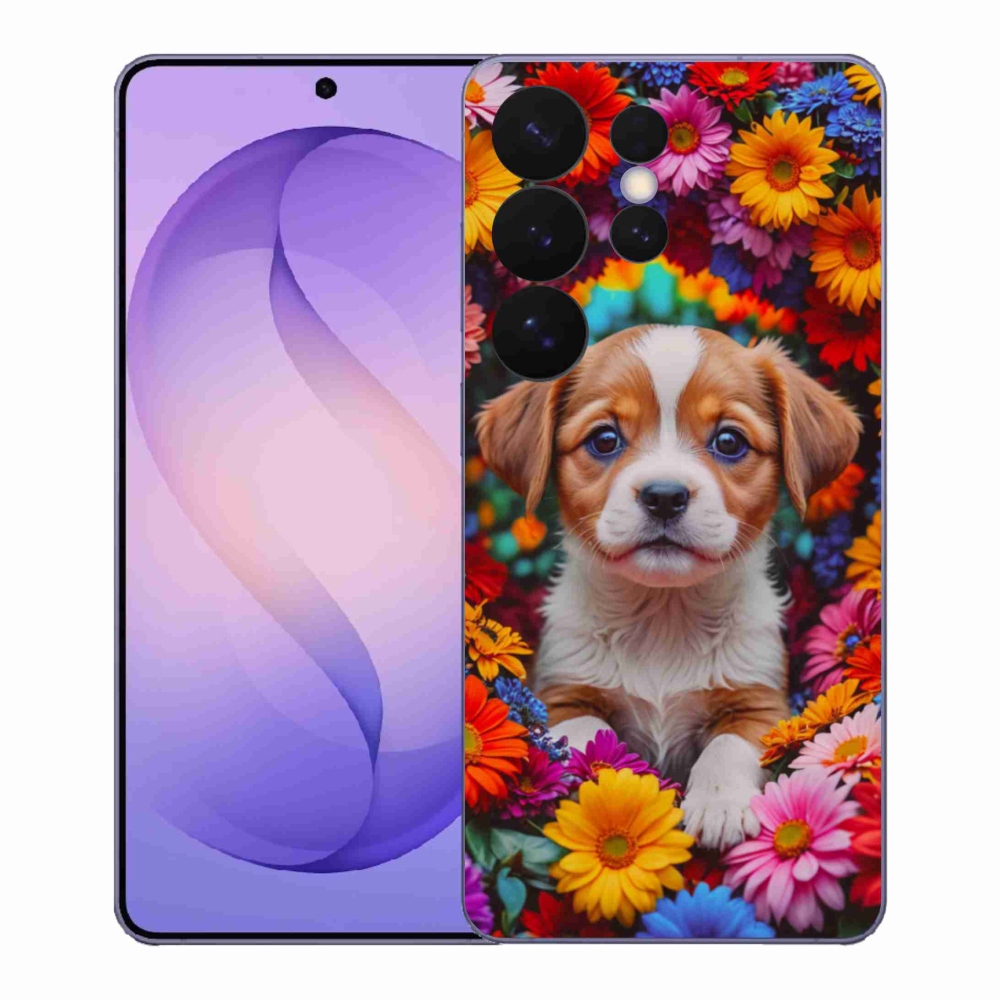 Gél borítás mmCase Samsung Galaxy S26 Ultra - aranyos kiskutya