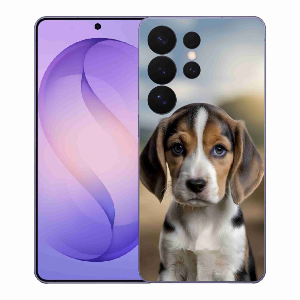 Gél borítás mmCase Samsung Galaxy S26 Ultra - aranyos beagle