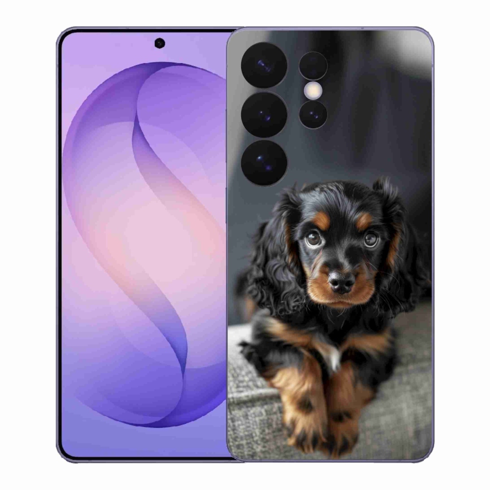 Gél borítás mmCase Samsung Galaxy S26 Ultra készülékhez - aranyos hosszúszőrű tacskó