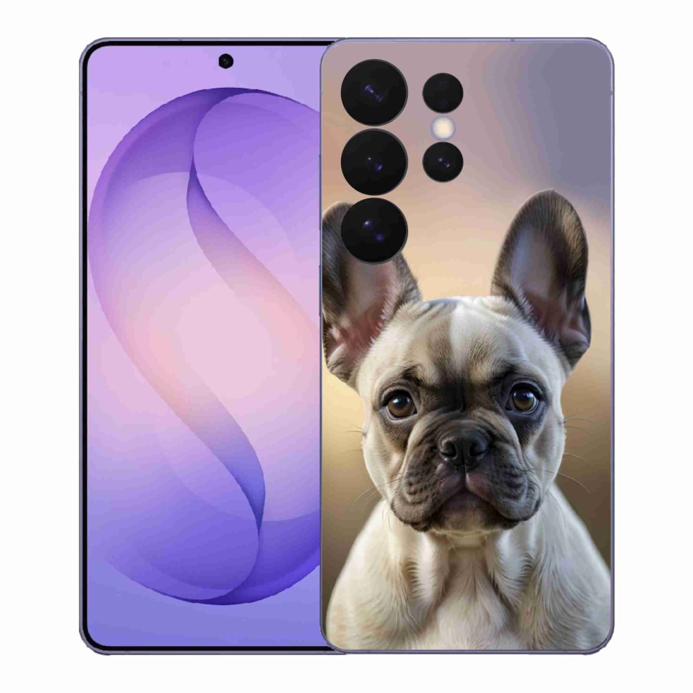 Gél borítás mmCase Samsung Galaxy S26 Ultra készülékhez - aranyos francia bulldog