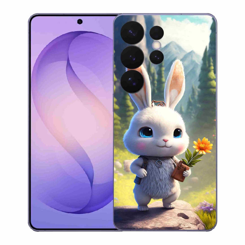 Gél borítás mmCase Samsung Galaxy S26 Ultra készülékhez - aranyos nyuszi