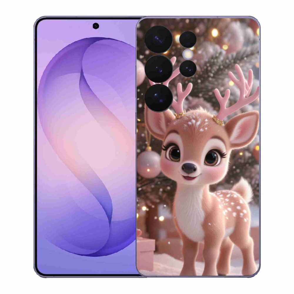 Zselés borítás mmCase Samsung Galaxy S26 Ultra - aranyos rénszarvashoz