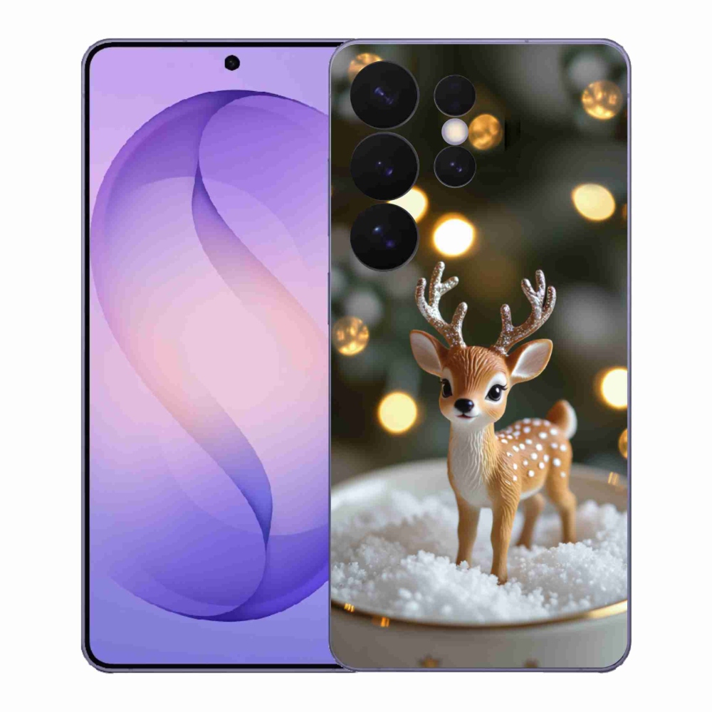 Gél borítás mmCase Samsung Galaxy S26 Ultra - aranyos karácsonyi szarvasok