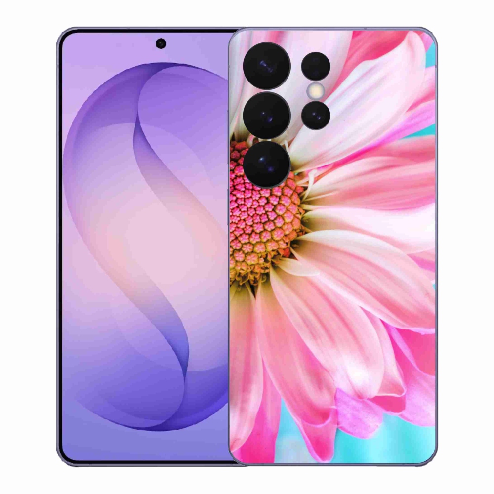 Gél védőhuzat mmCase Samsung Galaxy S26 Ultra - rózsaszín virág