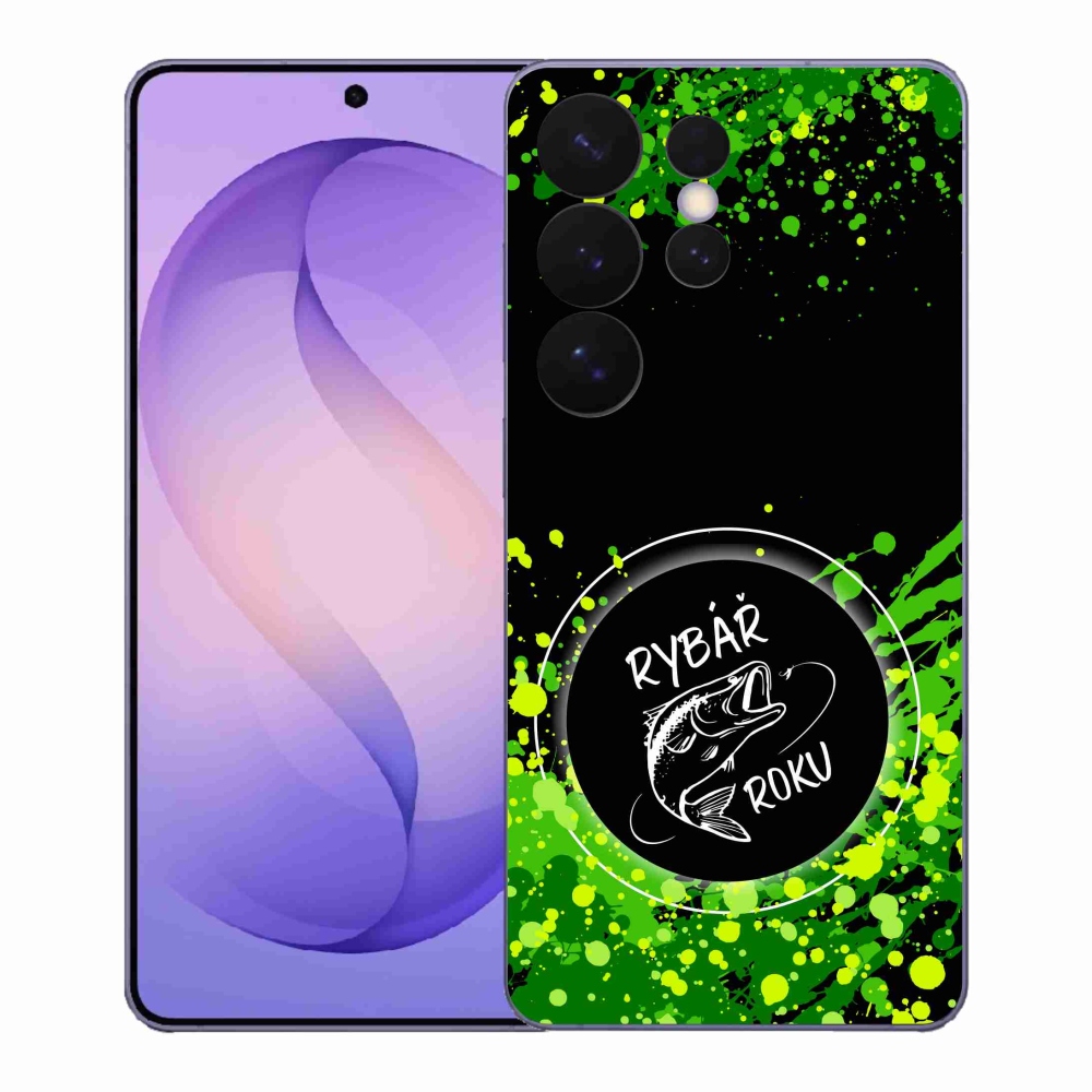 Zselés borítás mmCase Samsung Galaxy S26 Ultra - Az év halászának fekete háttere