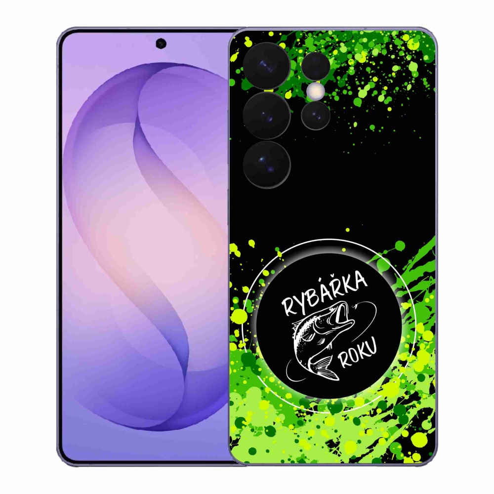 Gél borítás mmCase Samsung Galaxy S26 Ultra - Az év halászának fekete háttere