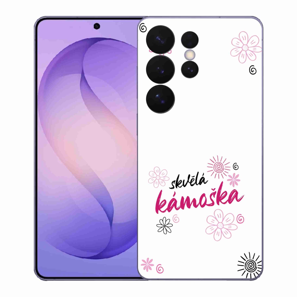 Gél borító mmCase Samsung Galaxy S26 Ultra - nagyszerű haver fehér háttérrel