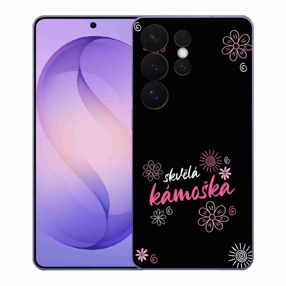 Gél borító mmCase Samsung Galaxy S26 Ultra - nagyszerű haver fekete háttérrel