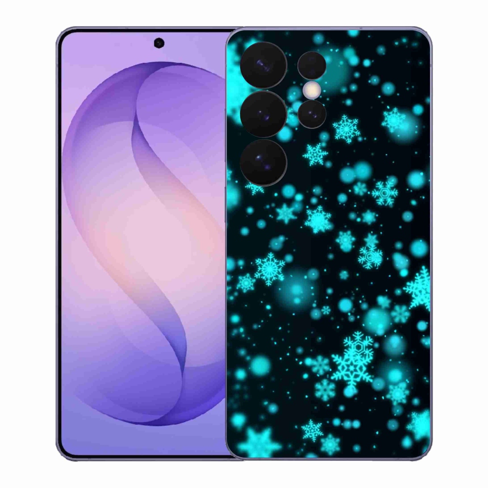 Gél védőhuzat mmCase Samsung Galaxy S26 Ultra - hópelyhek 1