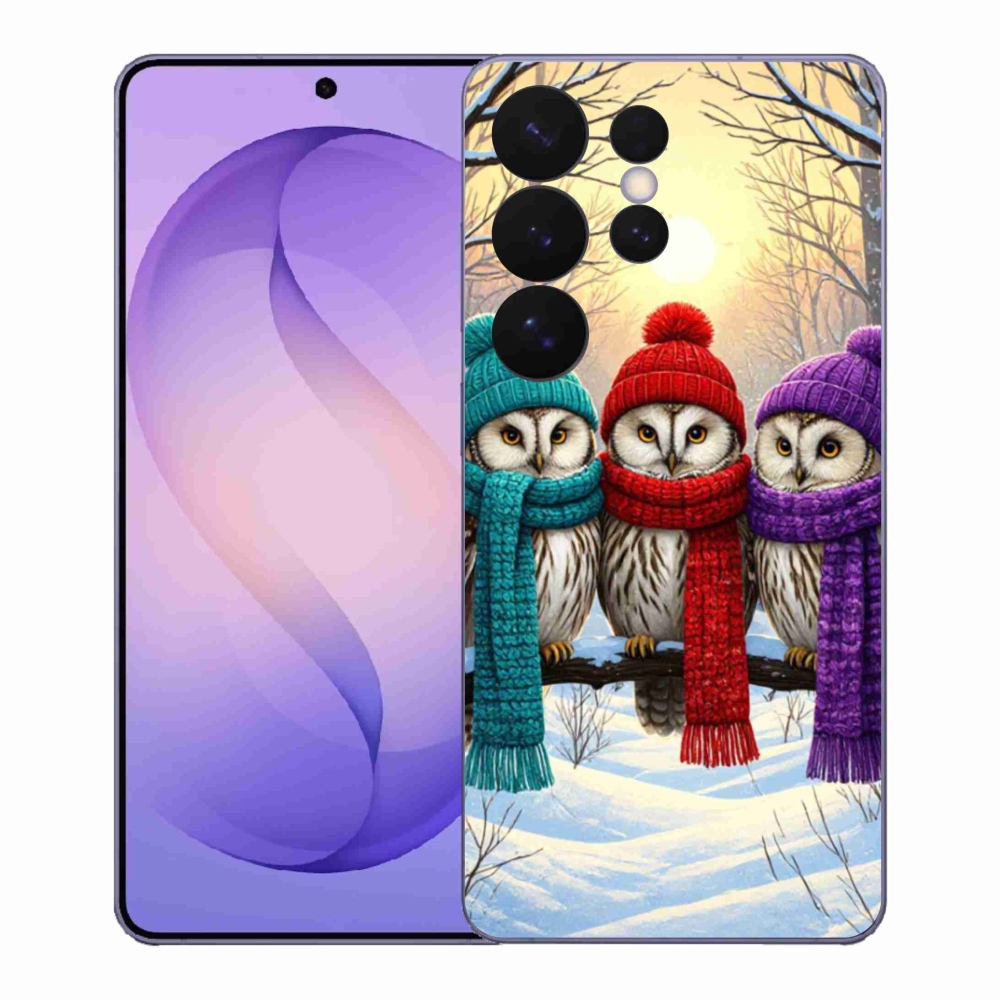 Gél borítás mmCase Samsung Galaxy S26 Ultra készülékhez - bagoly barátok