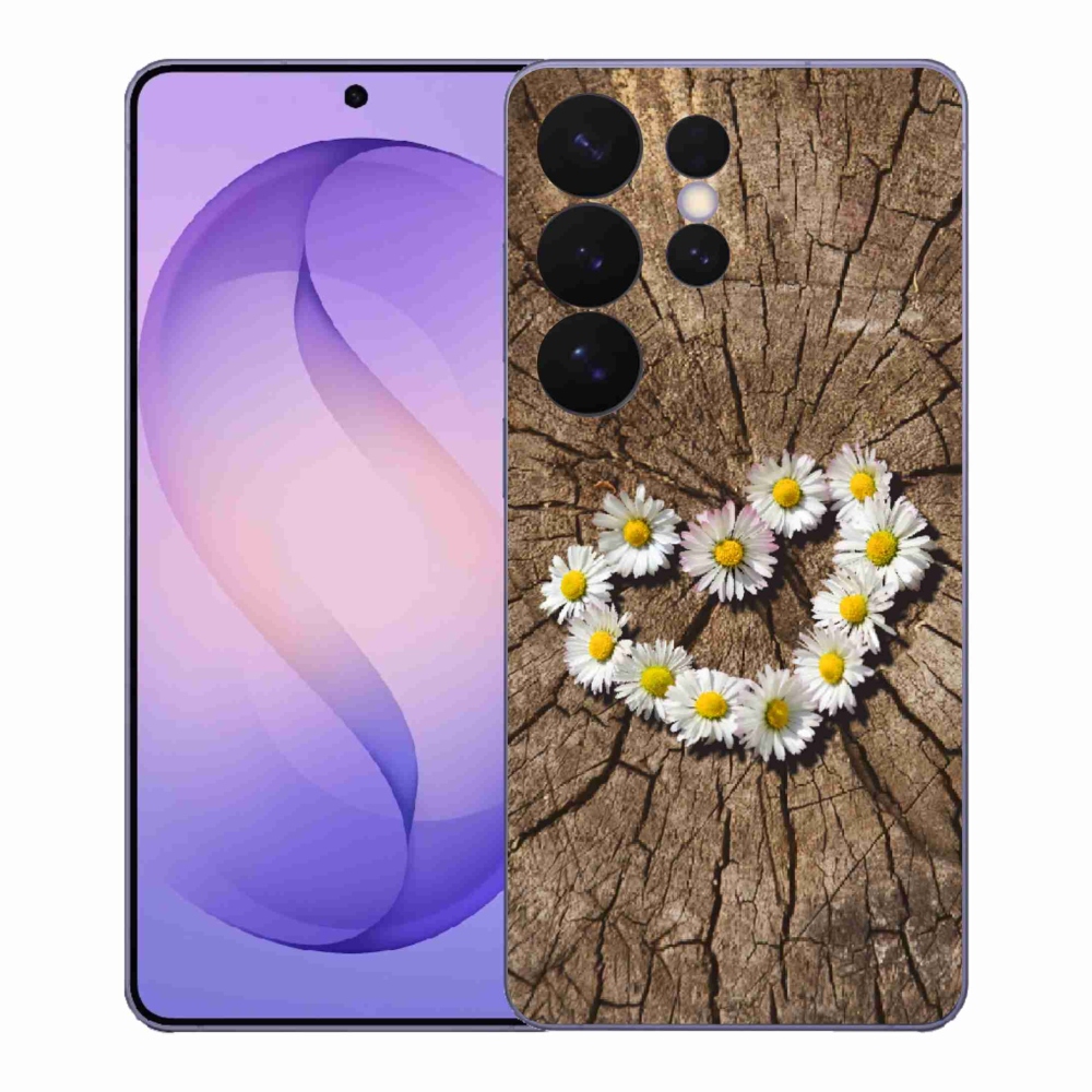 Zselés borítás mmCase Samsung Galaxy S26 Ultra készülékhez - százszorszépek szíve