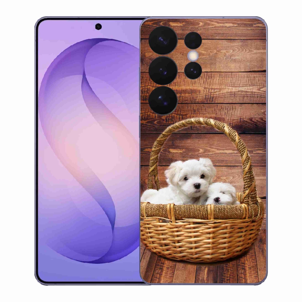 Gél borítás mmCase Samsung Galaxy S26 Ultra készülékhez - kölyökkutyák