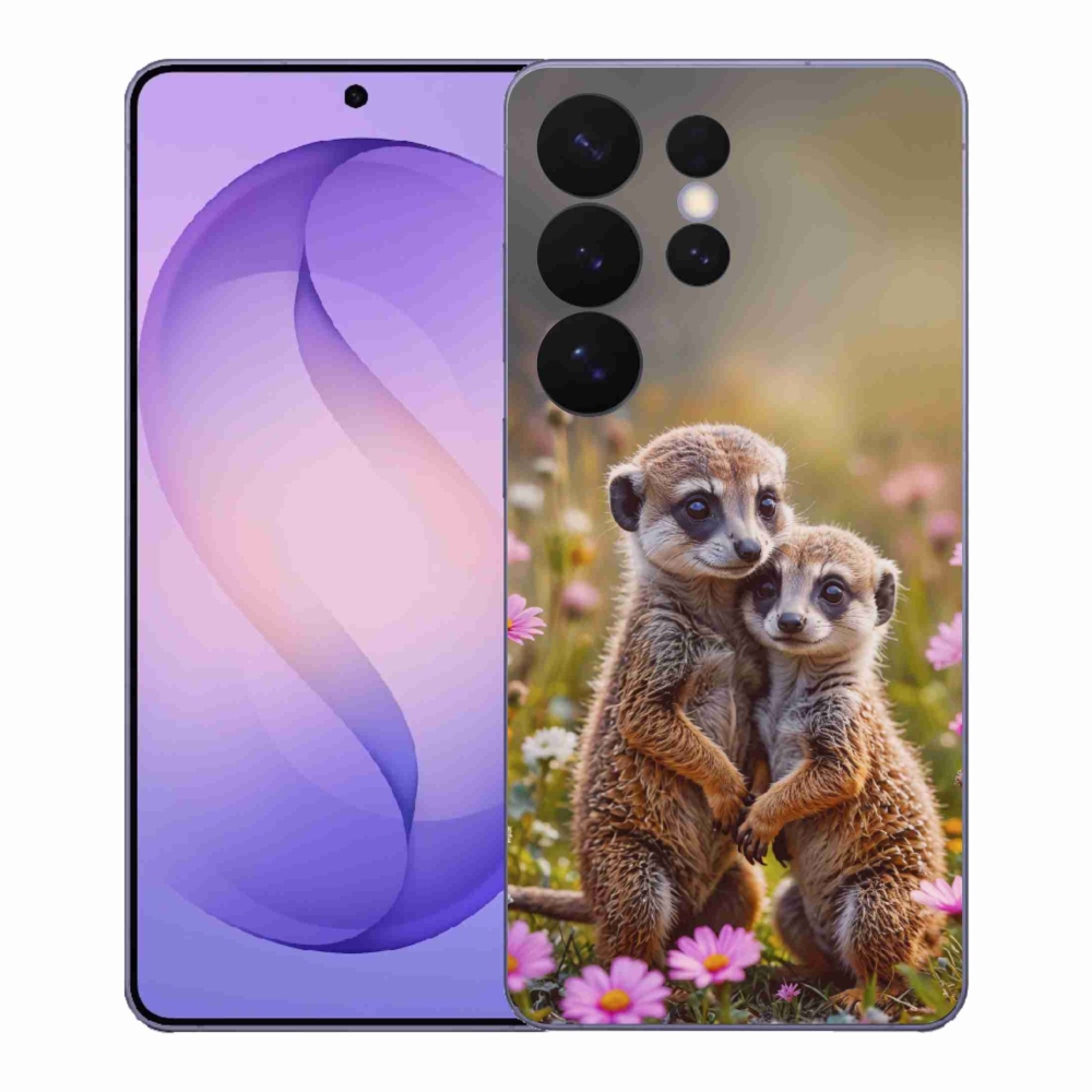 Gél borítás mmCase Samsung Galaxy S26 Ultra - szurikátás duóhoz