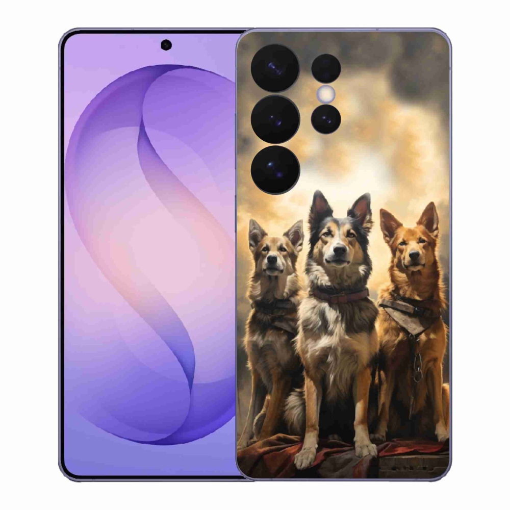 Gél borítás mmCase Samsung Galaxy S26 Ultra - három kutya