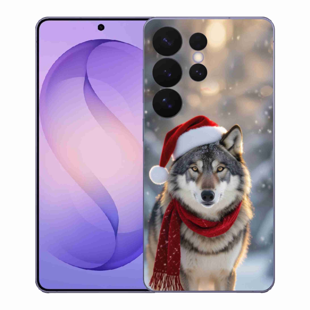 Gél borítás mmCase Samsung Galaxy S26 Ultra - Karácsonyi farkas