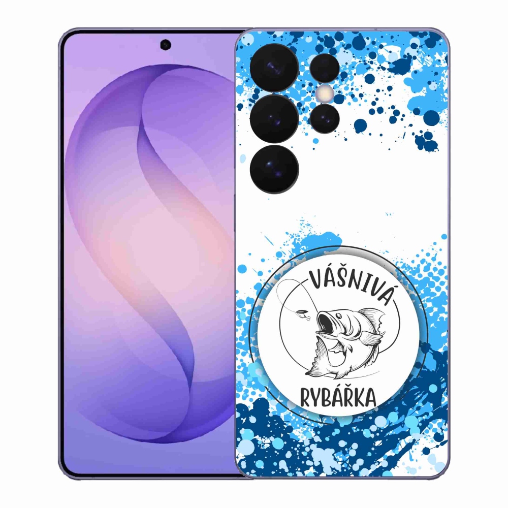 Gél borító mmCase Samsung Galaxy S26 Ultra - szenvedélyes halásznő fehér háttérrel