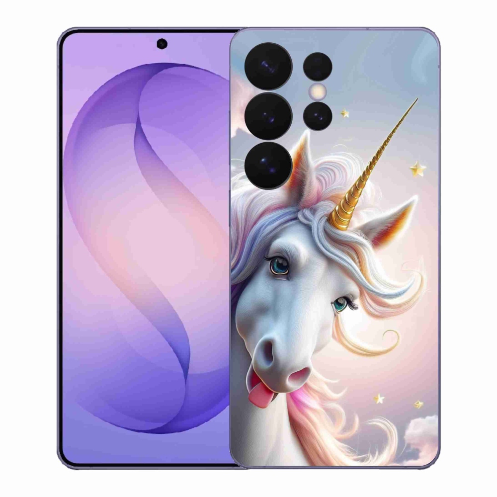 Gél borítás mmCase Samsung Galaxy S26 Ultra - vidám egyszarvúhoz