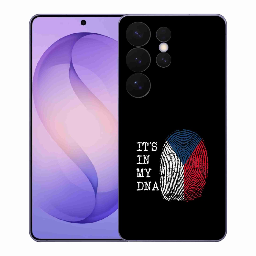 Gél borító mmCase Samsung Galaxy S26 Ultra - zászlós ujjlenyomat fekete háttérrel