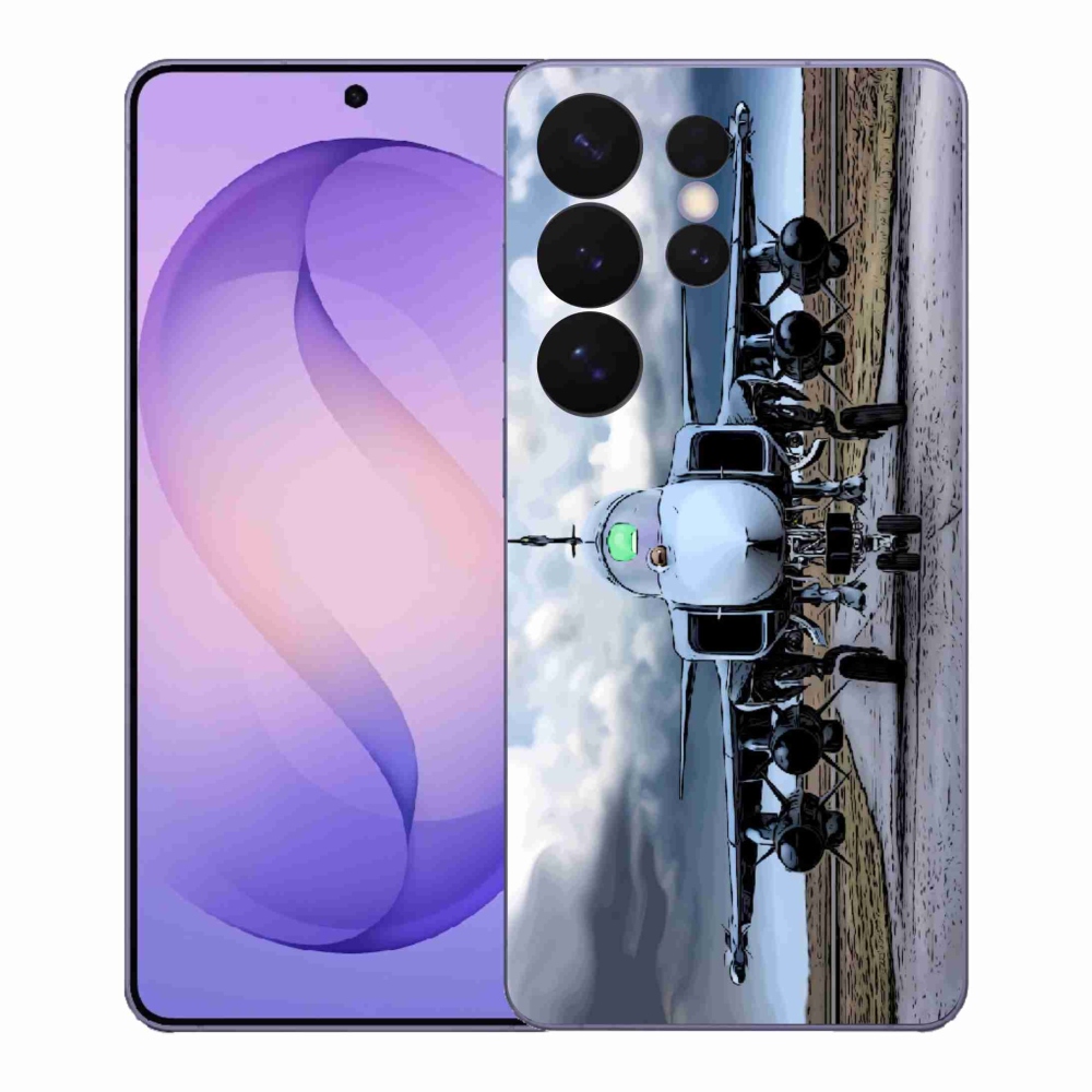 Gél borítás mmCase Samsung Galaxy S26 Ultra - katonai repülőgépekhez