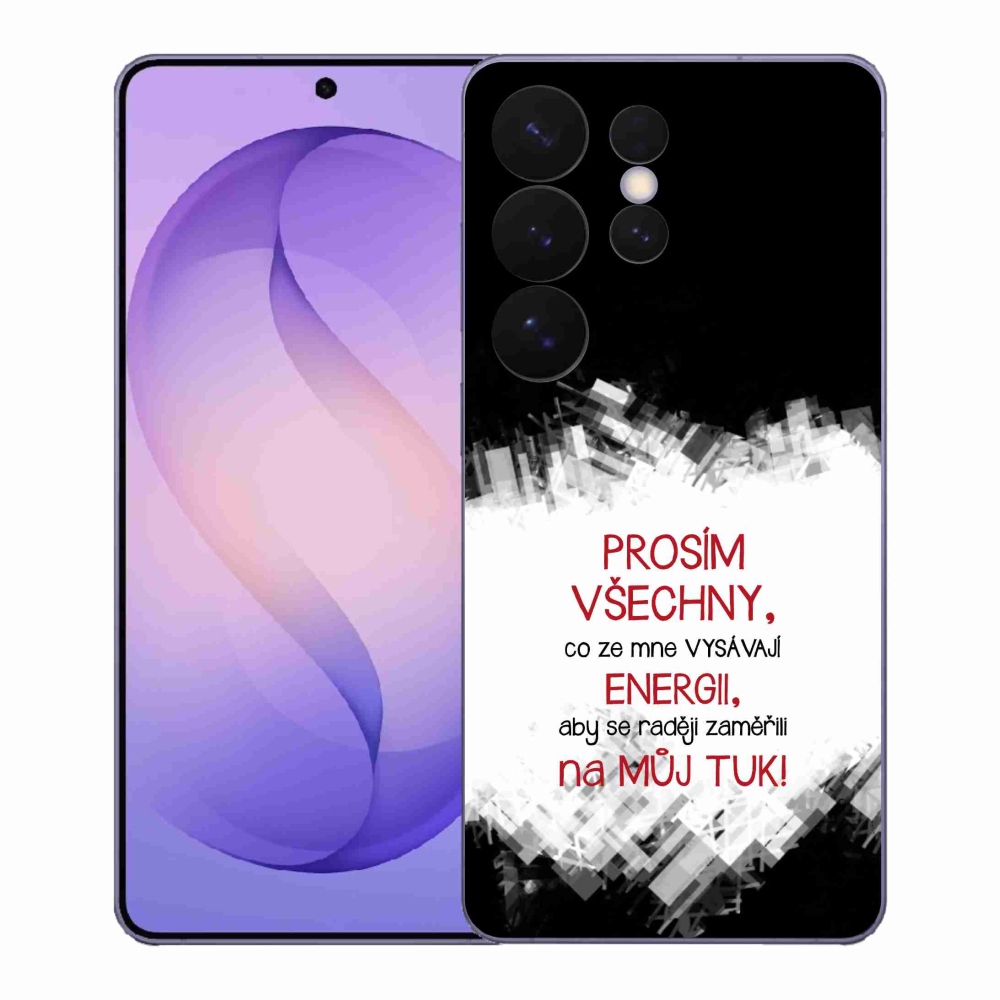 Gél borító mmCase Samsung Galaxy S26 Ultra - vicces szöveg 1 piros