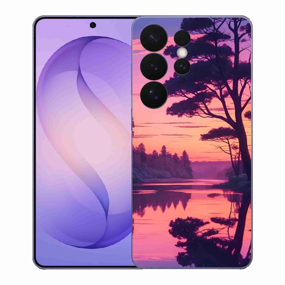 Gél borítás mmCase Samsung Galaxy S26 Ultra - naplemente a tó felett