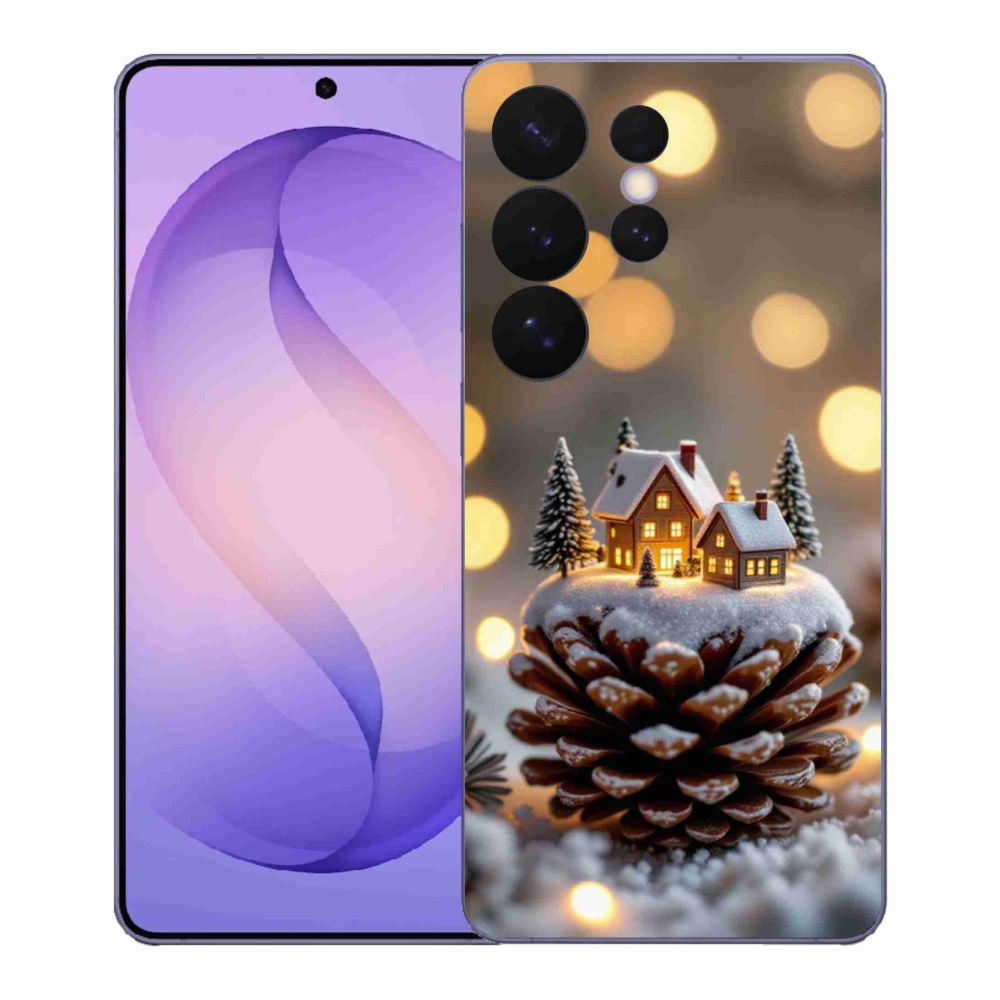 Gél borítás mmCase Samsung Galaxy S26 Ultra - téli falu