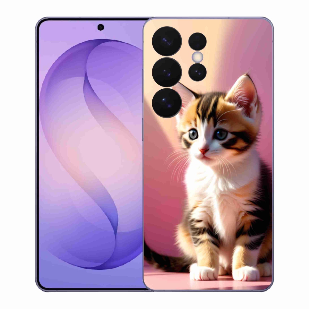 Gél borítás mmCase Samsung Galaxy S26 Ultra készülékhez - kíváncsi cica 2