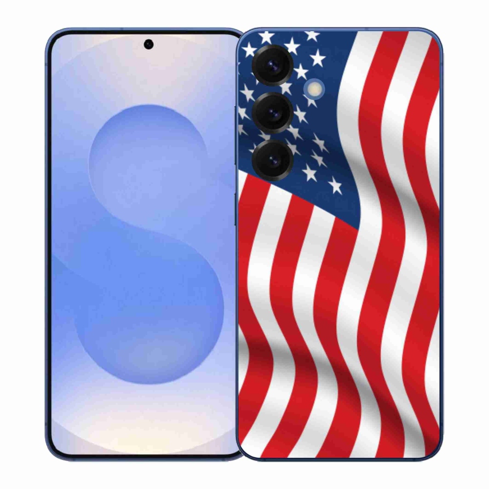 Gél borítás mmCase Samsung Galaxy S26+ - amerikai zászlóhoz