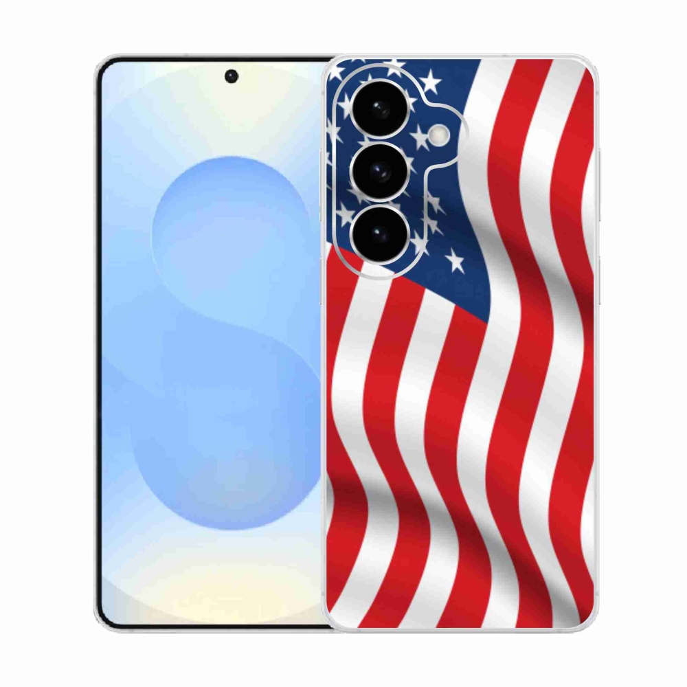 Gél borítás mmCase Samsung Galaxy S26 - amerikai zászlóhoz