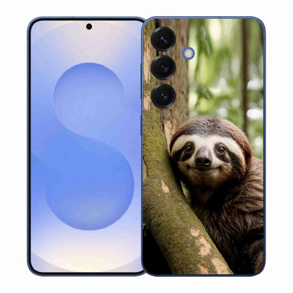 Gél borítás mmCase Samsung Galaxy S26+ készülékhez - mosolygó lajhár