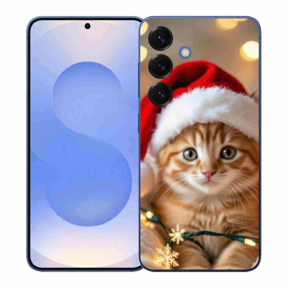 Gél borítás mmCase Samsung Galaxy S26+ készülékhez - Karácsonyi cica