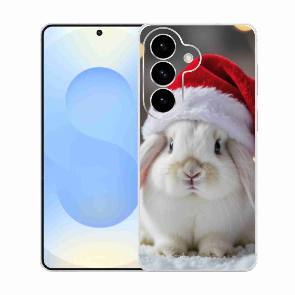 Gél borítás mmCase Samsung Galaxy S26 készülékhez - karácsonyi nyuszi