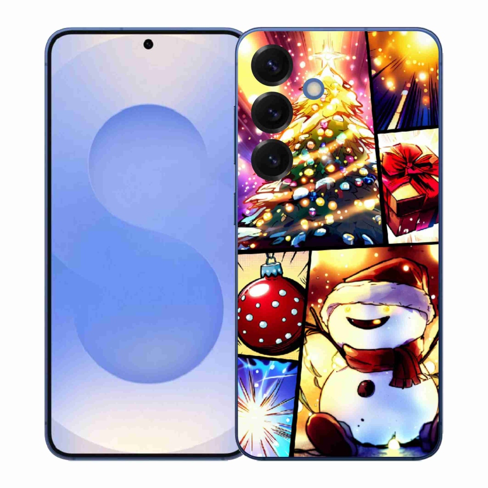 Gél borítás mmCase Samsung Galaxy S26+ készülékhez - karácsonyi motívumok 1