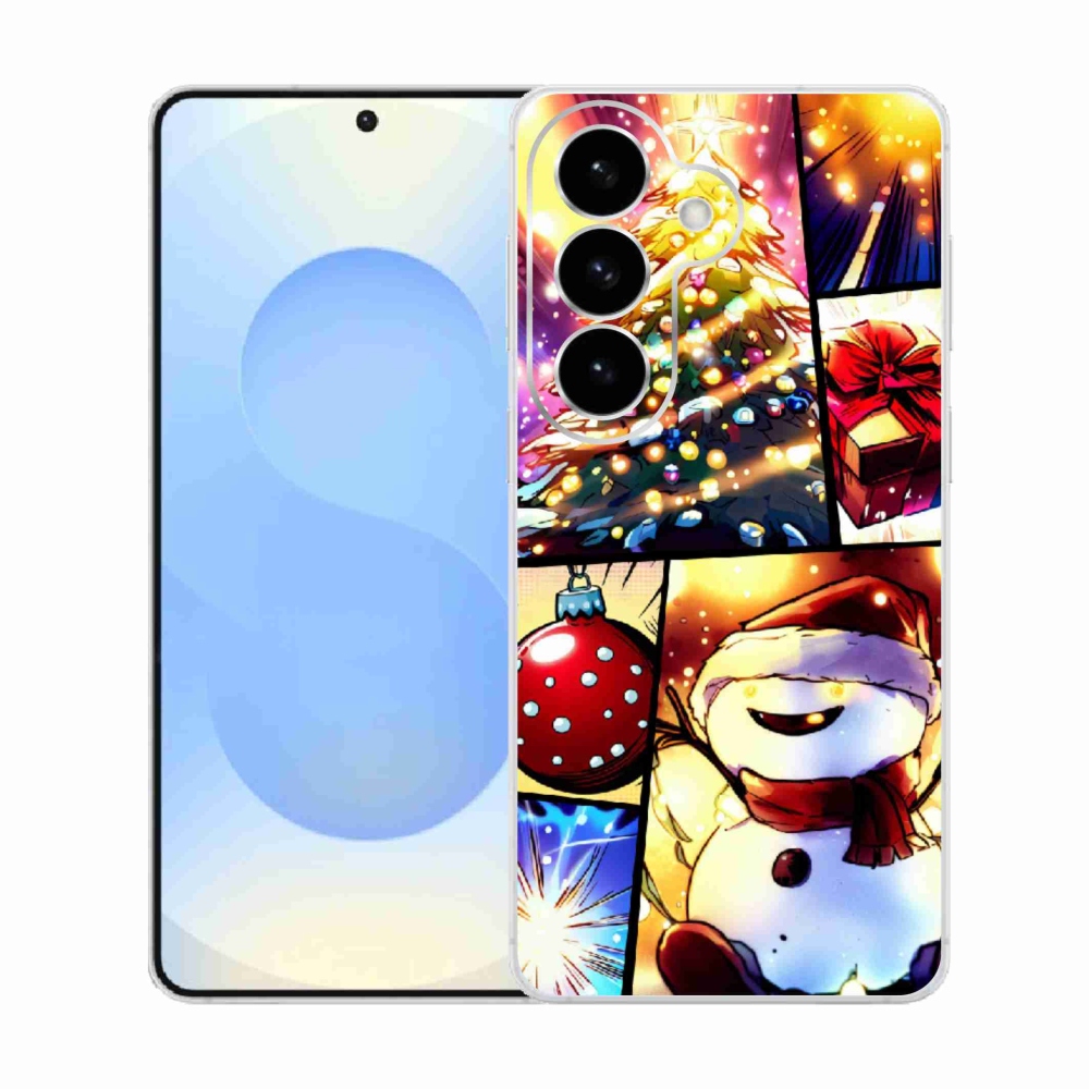 Gél borító mmCase Samsung Galaxy S26 készülékhez - karácsonyi motívumok 1