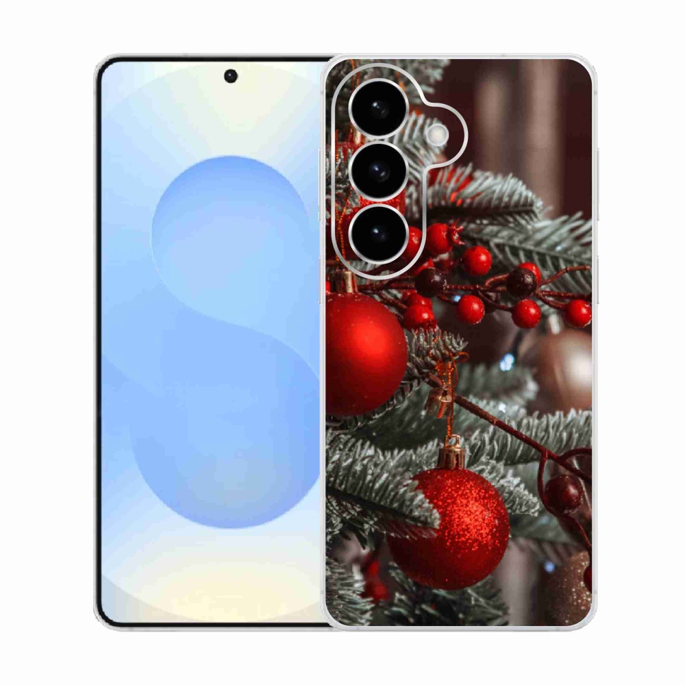 Gél borítás mmCase Samsung Galaxy S26 készülékhez - karácsonyi dekoráció 2