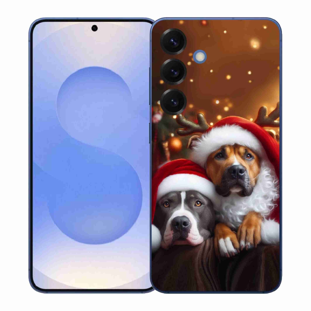 Gél borító mmCase Samsung Galaxy S26+ - Karácsonyi kutyák