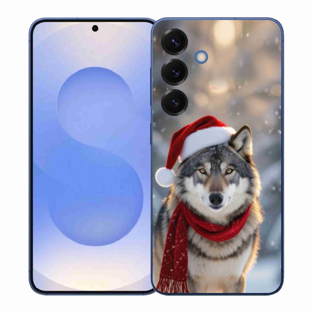 Gél borítás mmCase Samsung Galaxy S26+ - Karácsonyi farkas