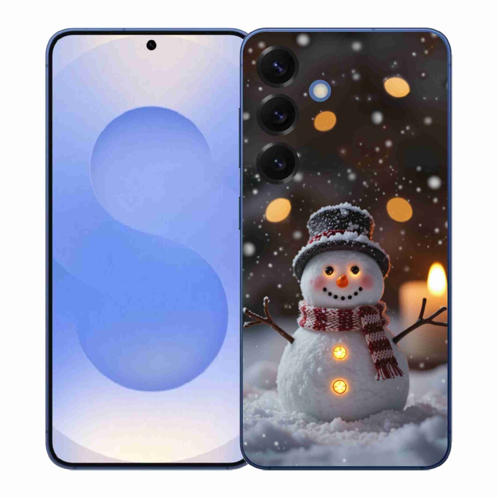 Gél borító mmCase Samsung Galaxy S26+ - boldog hóemberhez