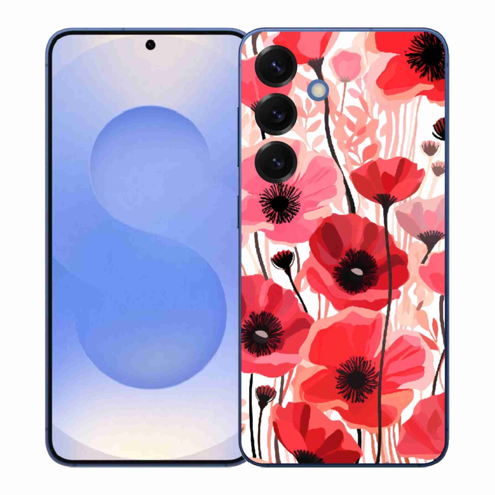 Gél védőhuzat mmCase Samsung Galaxy S26+ - mákos 1